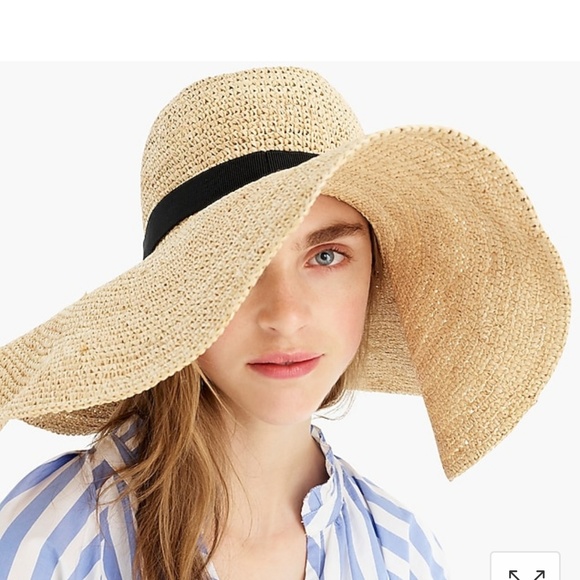 j crew beach hat